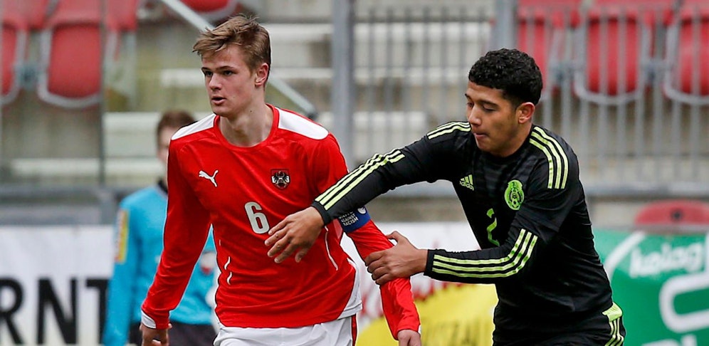 Lukas Fahrnberger im ÖFB-Nachwuchs-Teamdress