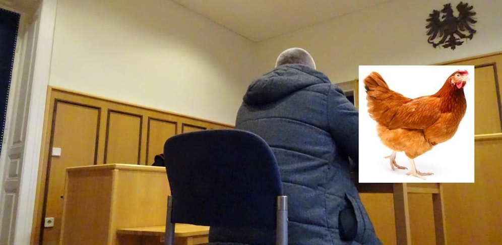 Der angeklagte Rumäne