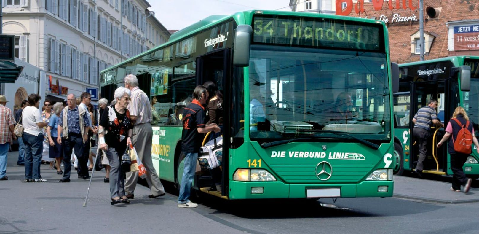 Ein Biodiesel-Linienbus in Graz. Symbolfoto