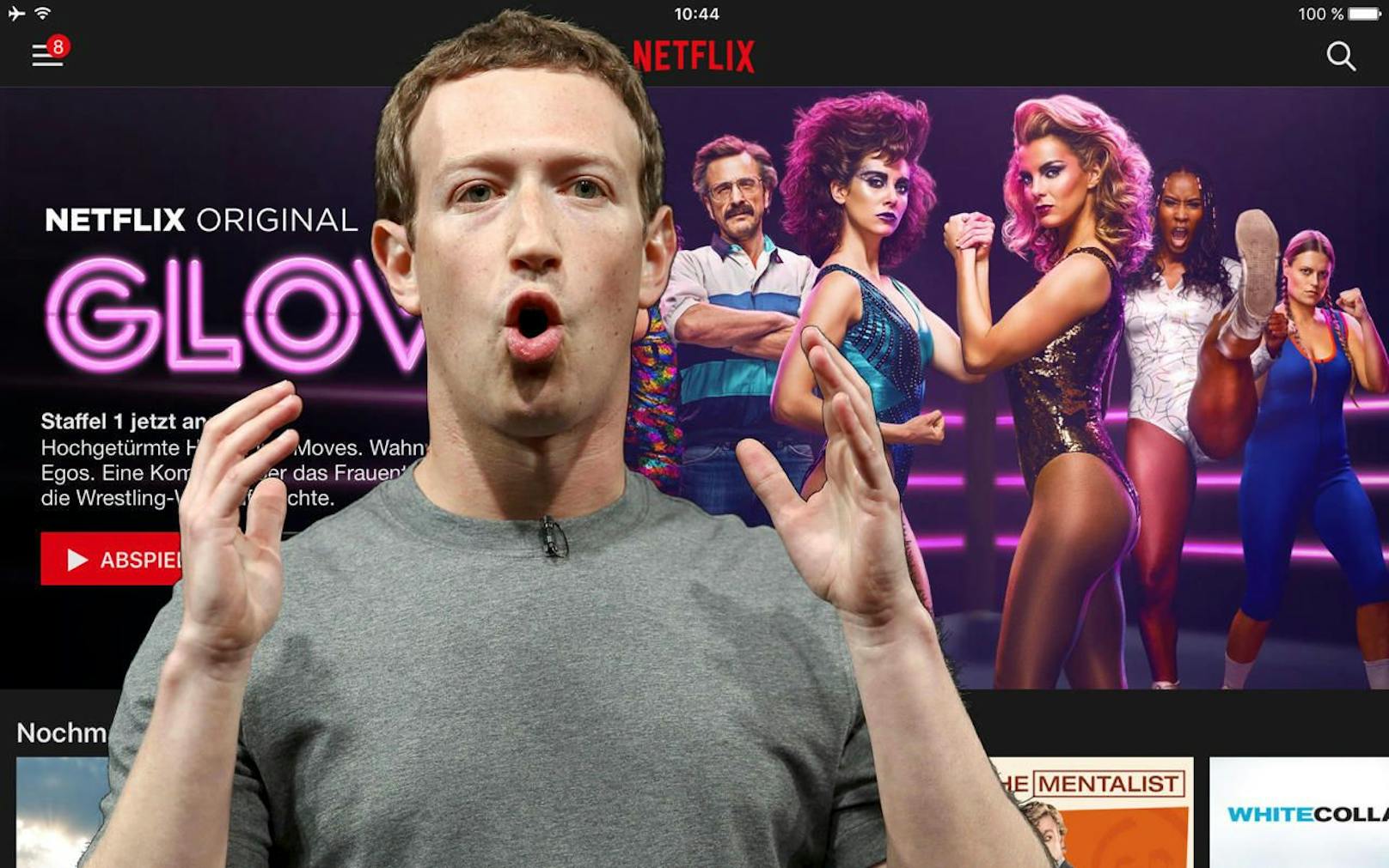 Facebook-Boss Mark Zuckerberg will Netflix, Amazon und Co Konkurrenz machen.