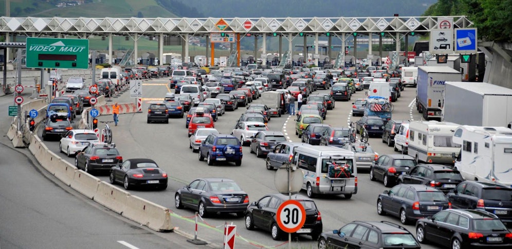 Stau am Brenner. Symbolbild