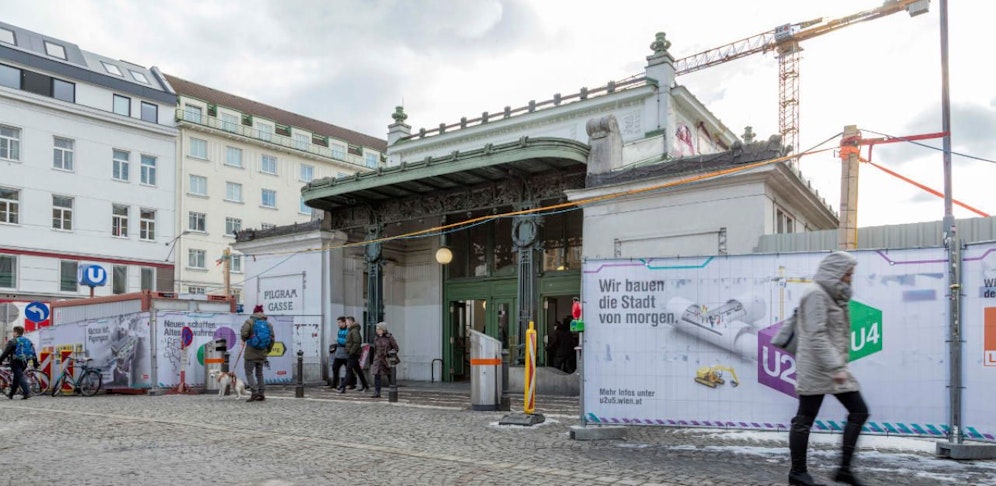 Die U4-Station Pilgramgasse  bleibt ab 4. Februar geschlossen.