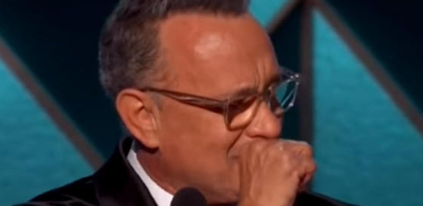 Tom Hanks kämpft bei Dankesrede gegen Tränen