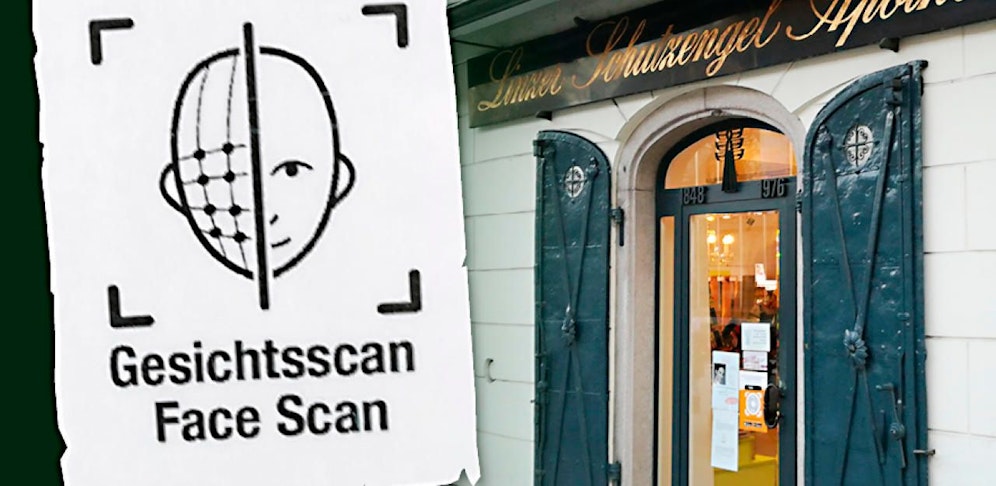 Eine Linzer Apotheke testet Gesichtsscans.