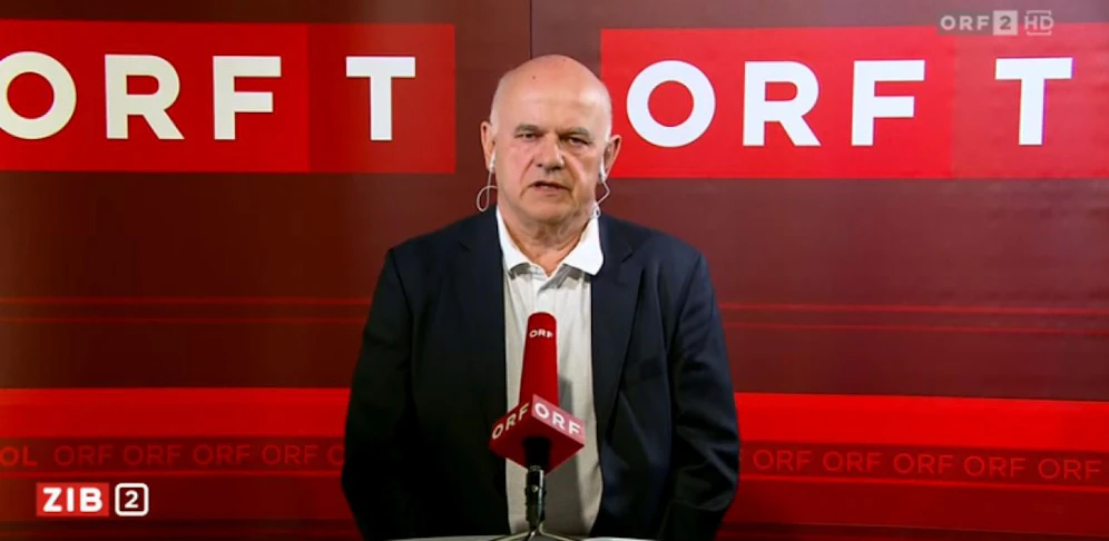 Walter Hasibeder in der ZiB2.