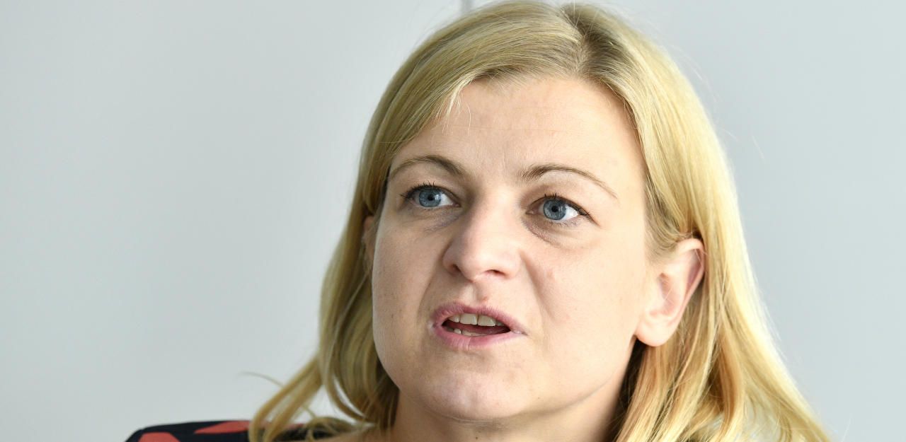 Barbara Teiber, die neue Chefin der GPA, warnt vor den Auswirkungen des geplanten 12-Stundentages.