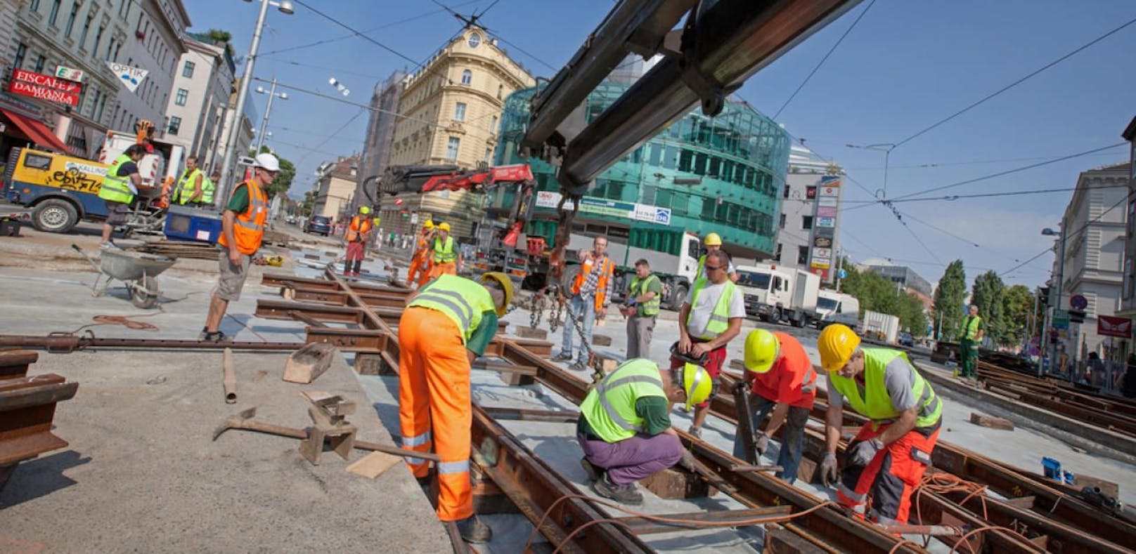 40 Gleisbaustellen sind heuer in Wien geplant