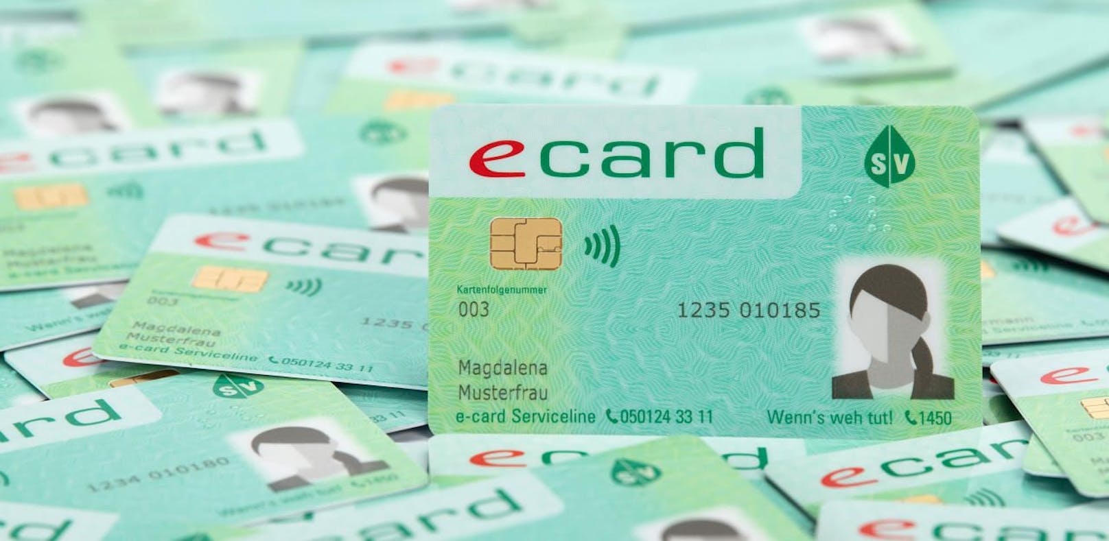 Die neue e-card mit Foto: Künftig ohne Bürgerkarte-Funktion