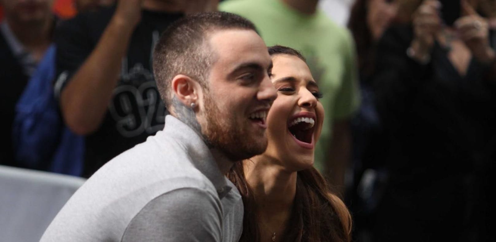 Mac Miller und Ariana Grande am 3. September 2013 in New York - bevor sie ein Paar waren.  