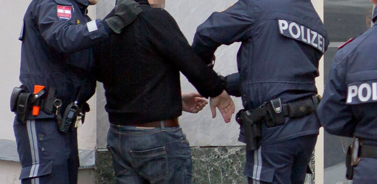 Festnahme beim Mittelalterfest.