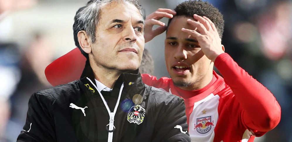 Marcel Koller in seinem früheren Amt als ÖFB-Teamchef. Inzwischen ist er Trainer vom FC Basel, trainierte dort Bullen-Rekordtransfer Noah Okafor.
