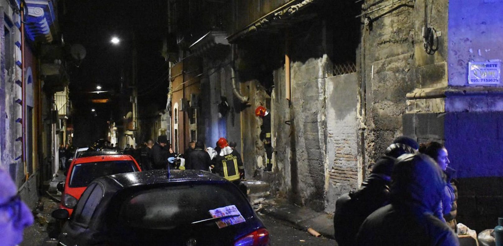 Die Gasexplosion in Catania (Sizilien) kostete drei Menschen das Leben