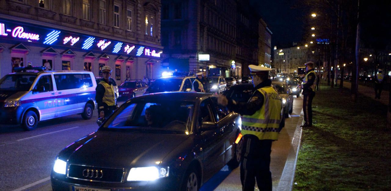 Planquadrat der Polizei