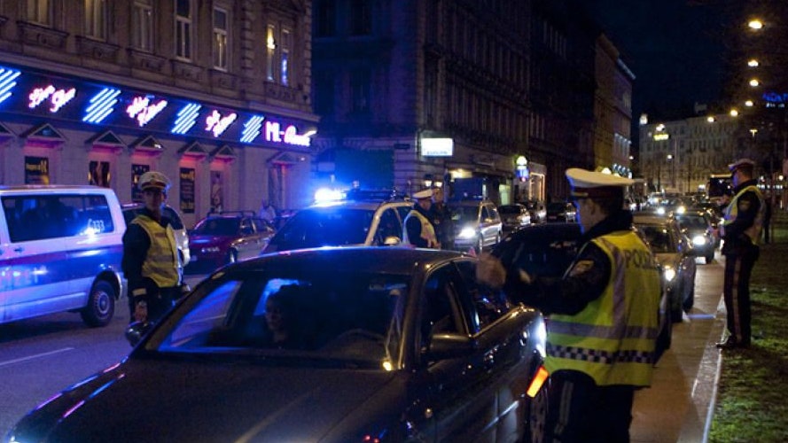 Planquadrat der Polizei