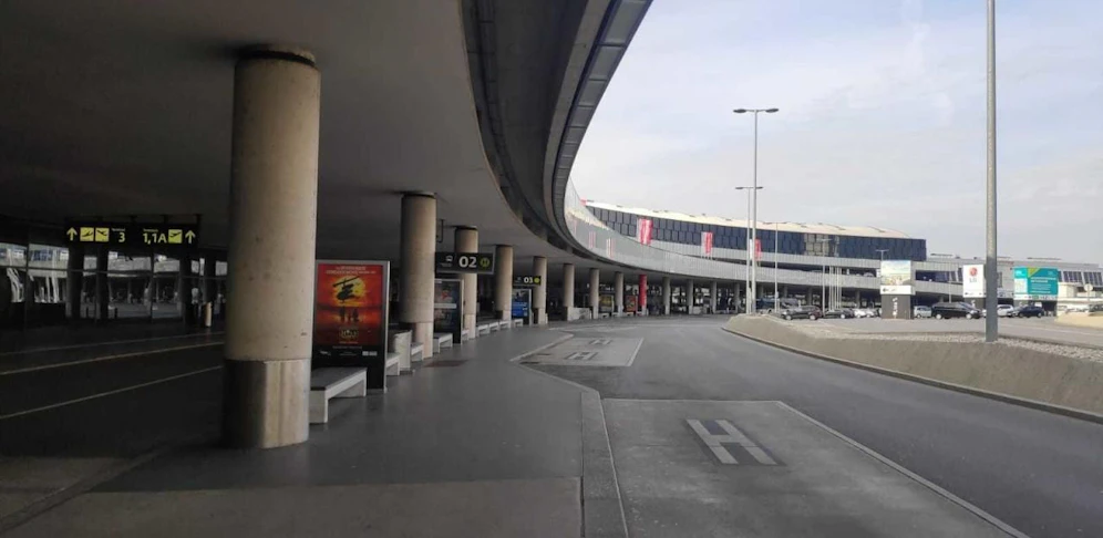 Der Flughafen in Wien-Schwechat