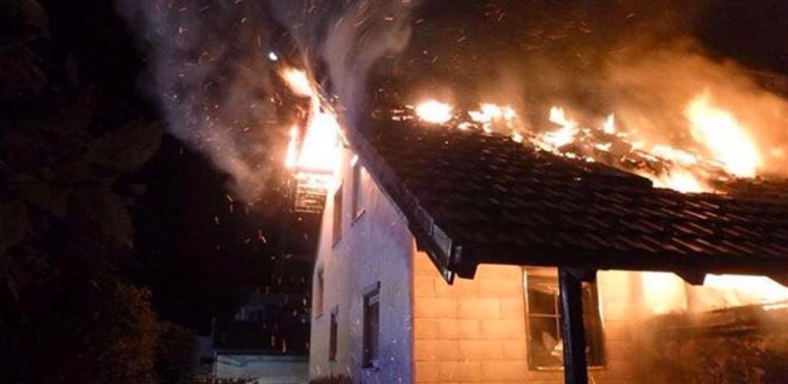 Einfamilienhaus wurde bei Brand völlig zerstört