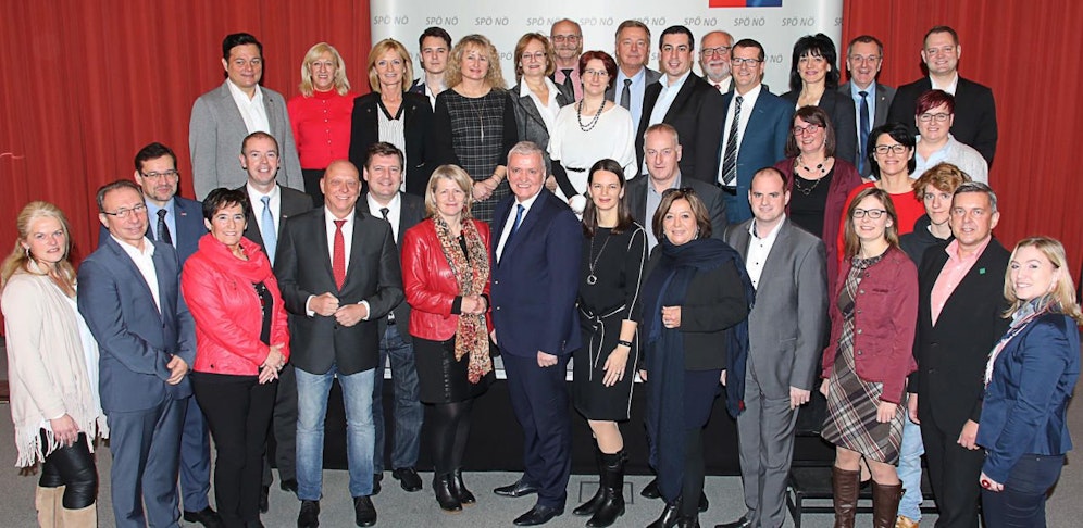 Kandidatenvorstellung der SPNÖ für die Landtagswahl in Niederösterreich.