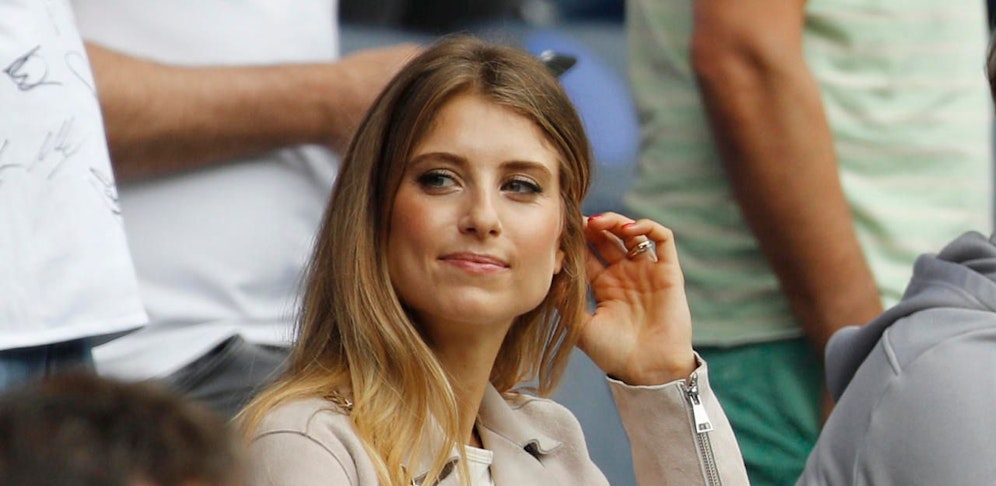 Cathy Hummels beim Fußballspiel Nordirland gegen Deutschland am 21. Juni 2016