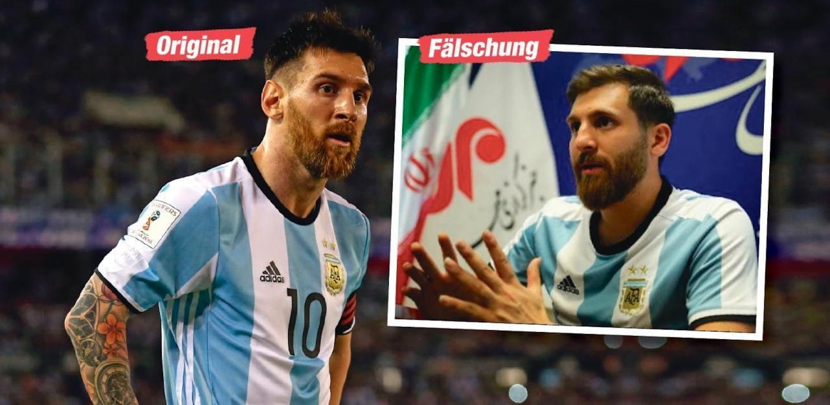 Lionel Messi hat einen Doppelgänger.