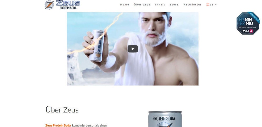 Zeus Protein Soda