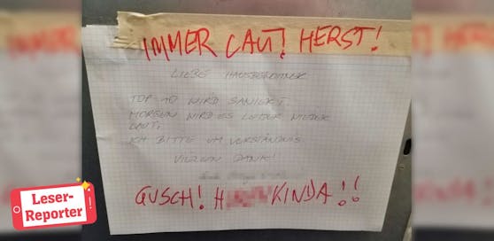 In der Ortliebgasse (Hernals) hat ein Wut-Nachbar die Nase voll.