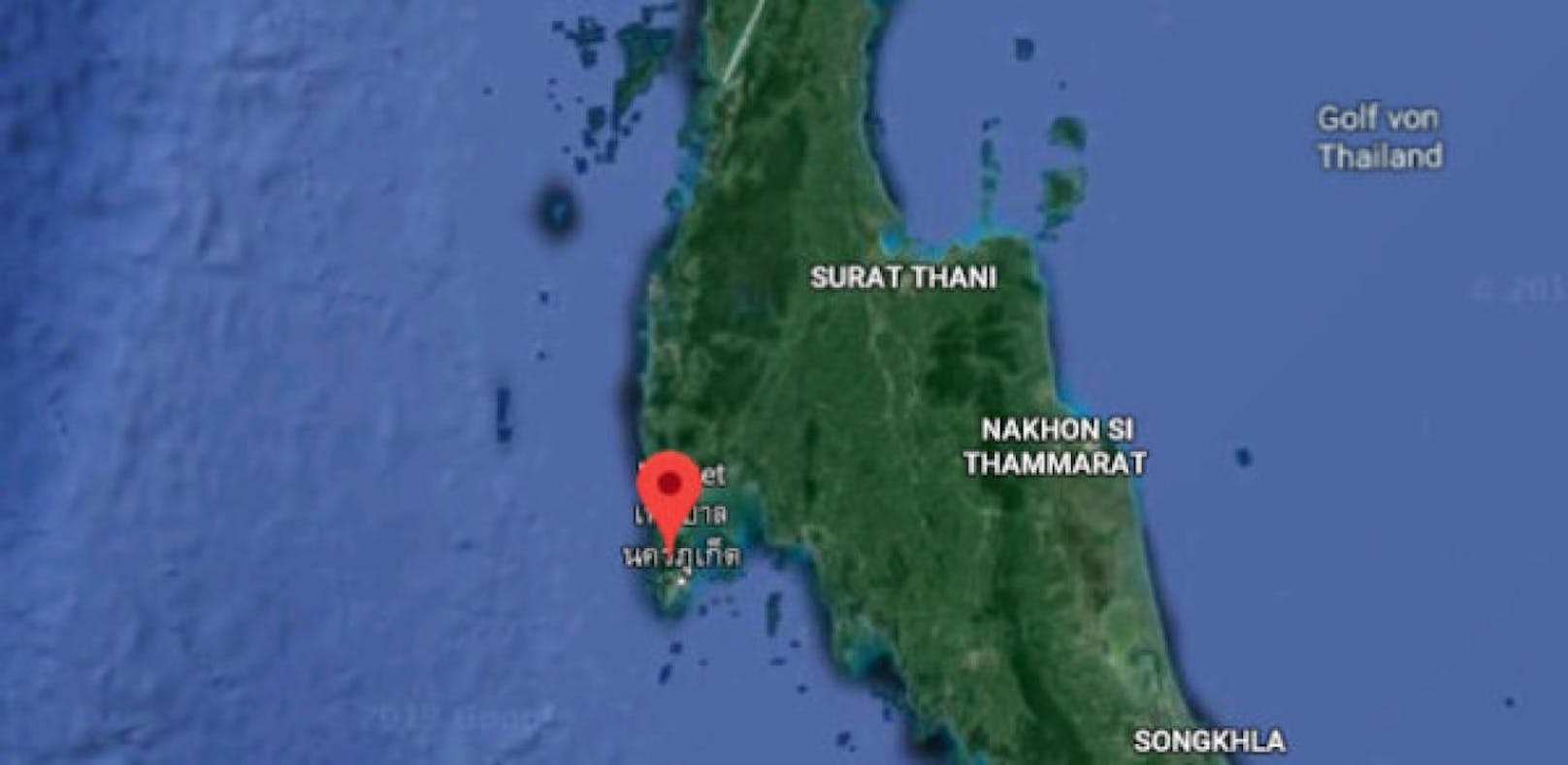 Das tödliche Unglück ereignete sich vor der Küste Phukets.