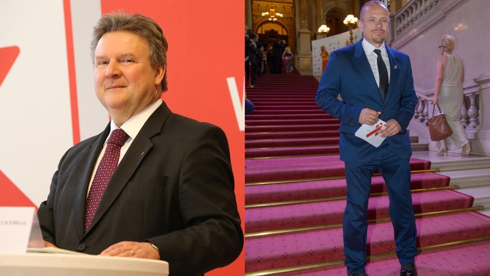 Bürgermeister Michael Ludwig (l.) und Gery Keszler.