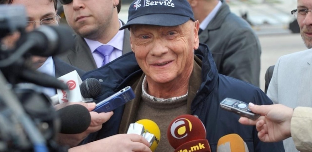 Niki Lauda im Interview mit "Heute".
