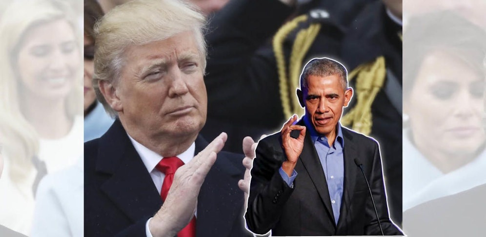 US-Präsident Trump ist derzeit beliebter als Obama.