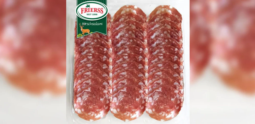 Rückruf: Frierss "Hirschsalami" 100g geschnitten. 