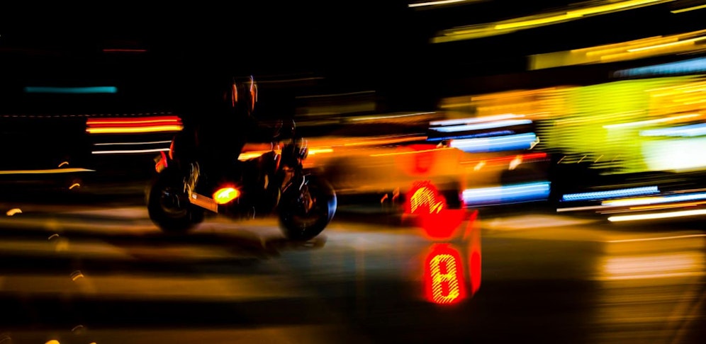 Der Biker war 118 km/h schneller als erlaubt unterwegs