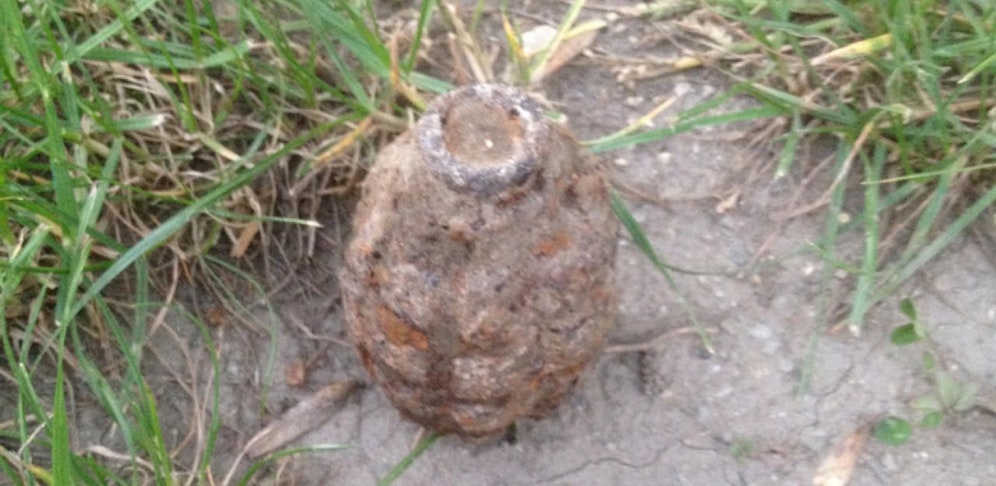 Symbolfoto einer alten Granate.