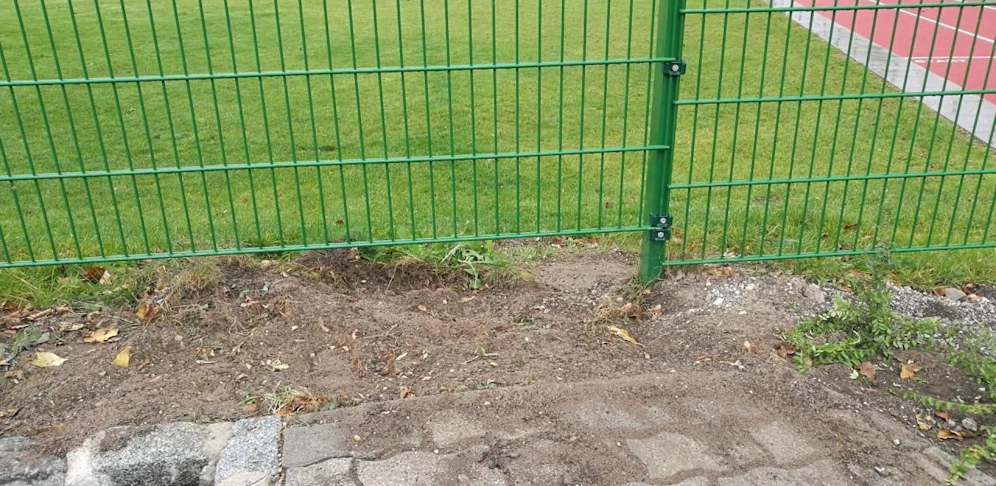 Hier blieb der Bursch stecken.