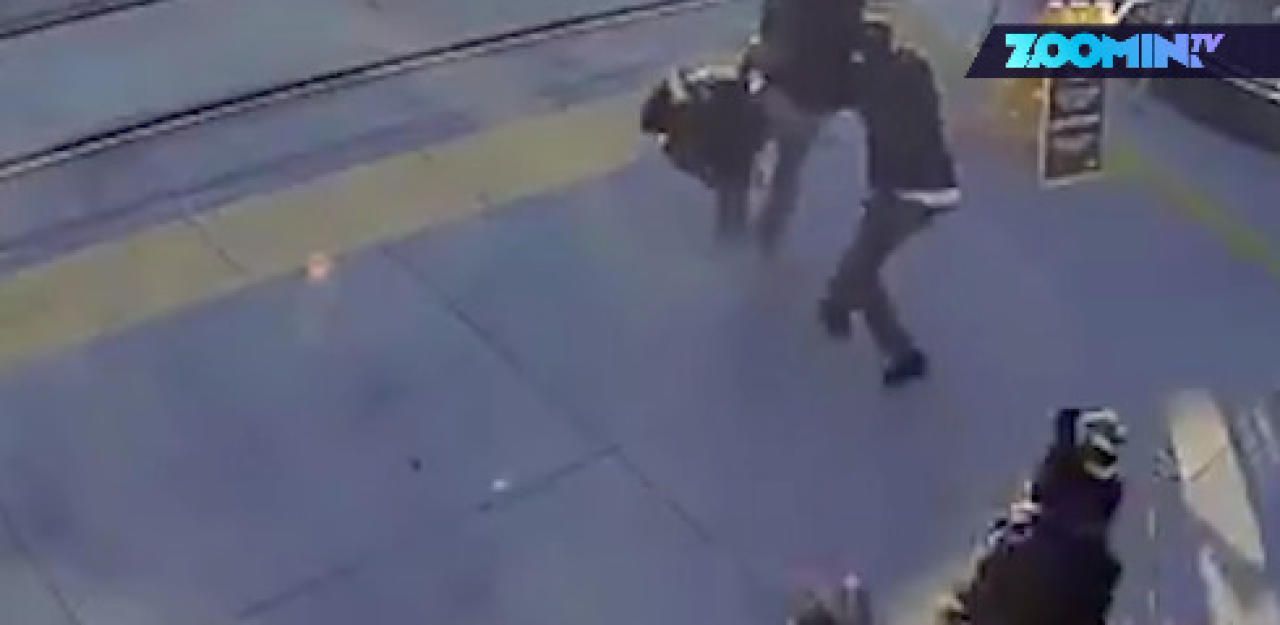 Heute.at - Mann rettet Blinden vor einfahrendem Zug