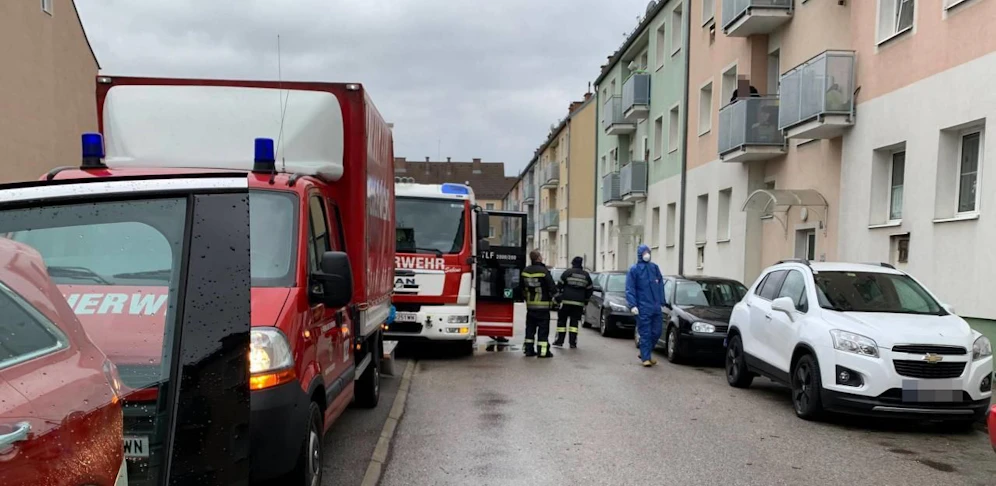 Ein Foto vom Einsatz der Feuerwehr.