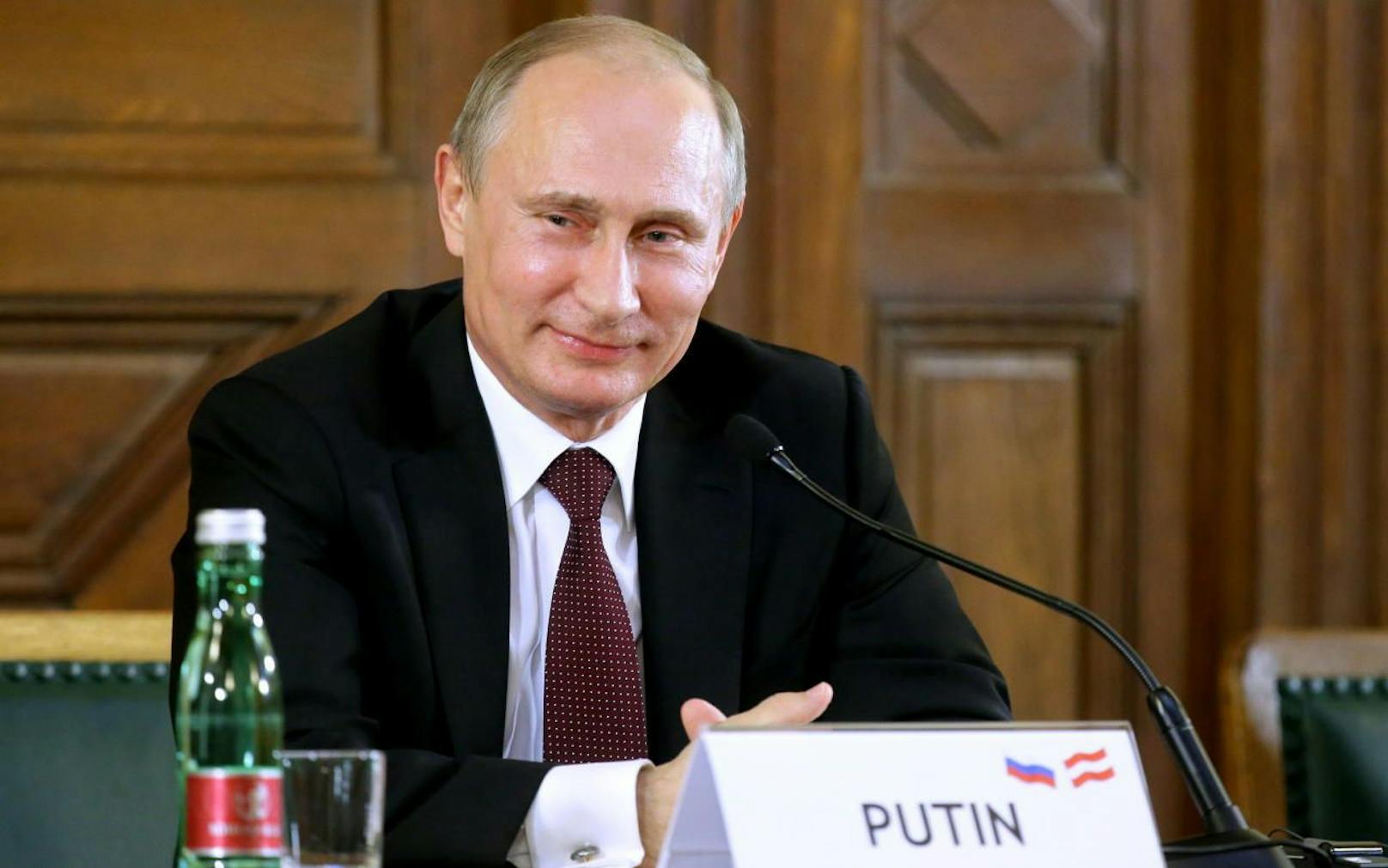 Russlands Präsident Wladimir Putin bei seinem letzten Wien-Besuch im Juni 2014.
