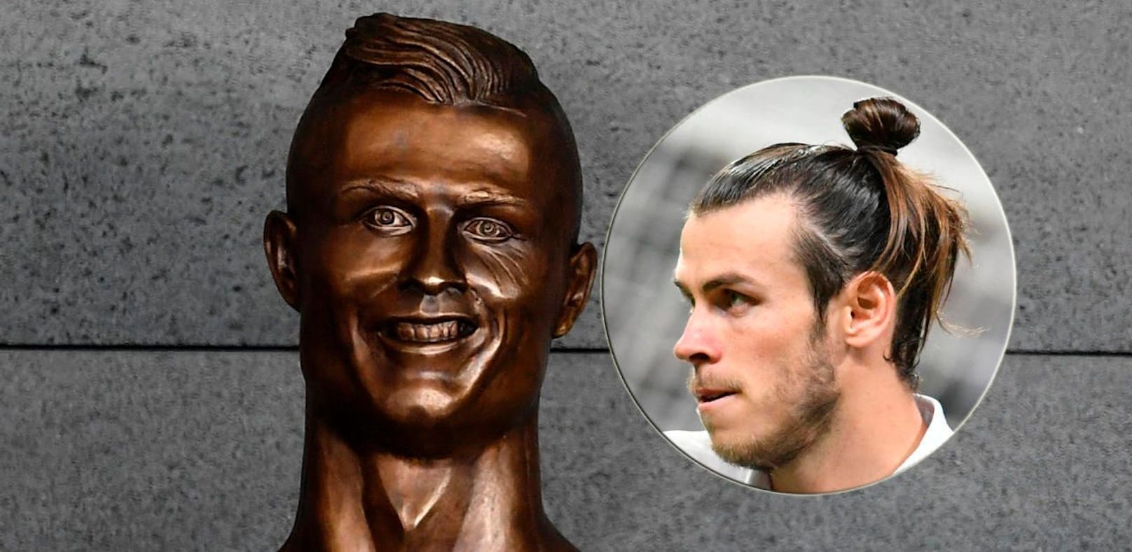 Nach Ronaldo nahm sich Künstler auch Bale vor