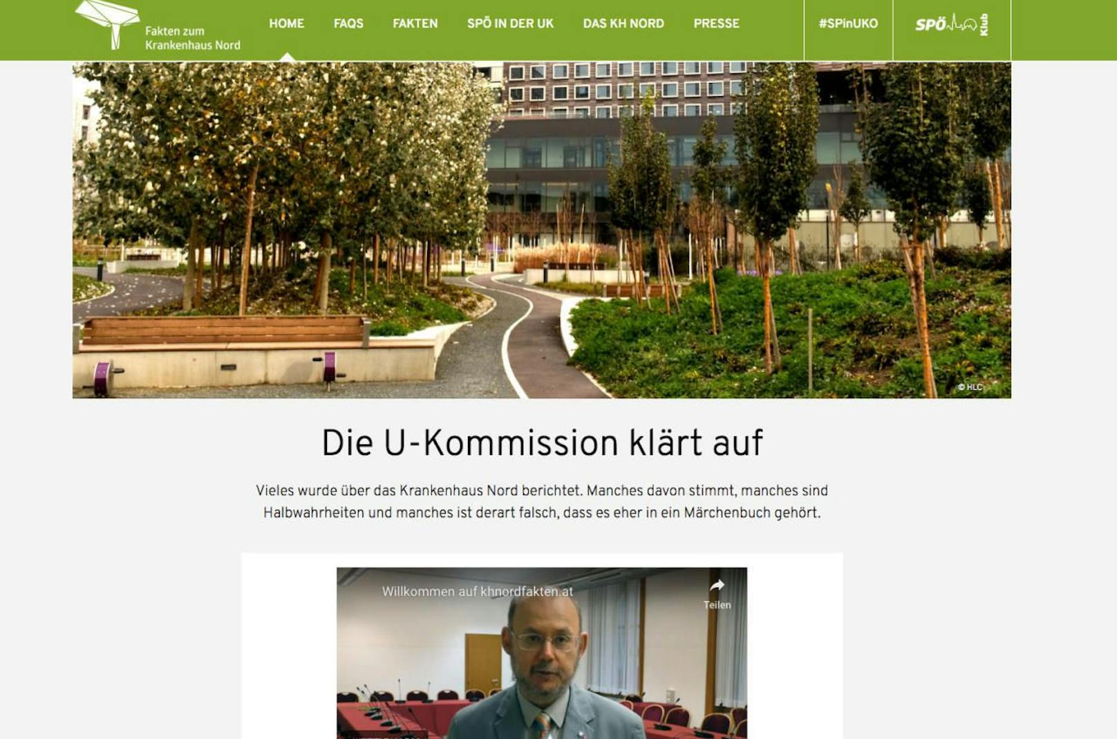 SPÖ will mit Webseite über KH Nord aufklären