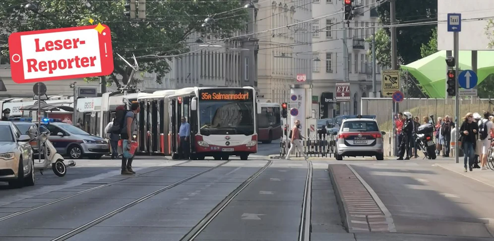 Am Samstag warf ein Mann Gegenstände aus dem Fenster