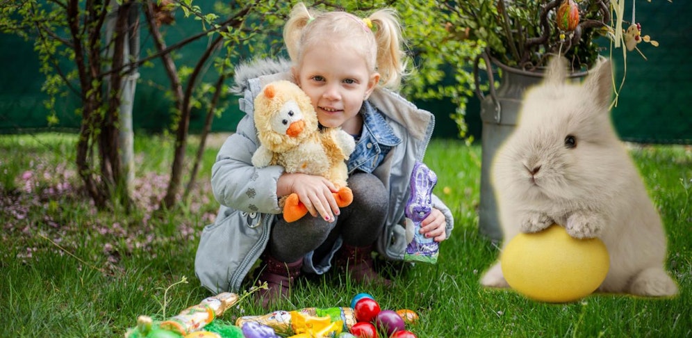 Marie (3) freut sich schon auf Ostern in Weissenbach an der Triesting.