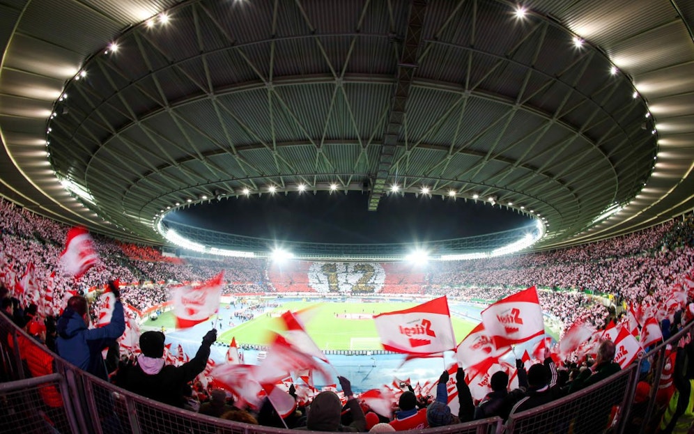 Das Ernst Happel Stadion in Wien.