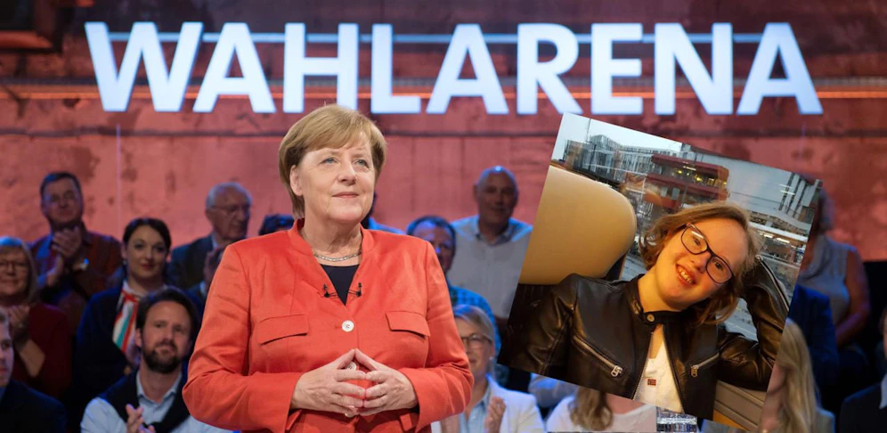 Die deutsche Bundeskanzlerin hatte mit dieser Frage wohl nicht gerechnet.
