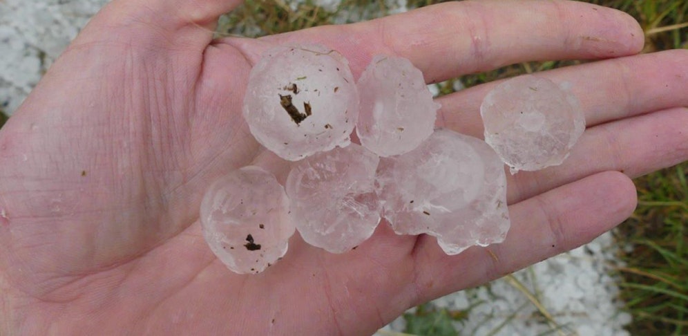 Hagelgefahr in Steyr.