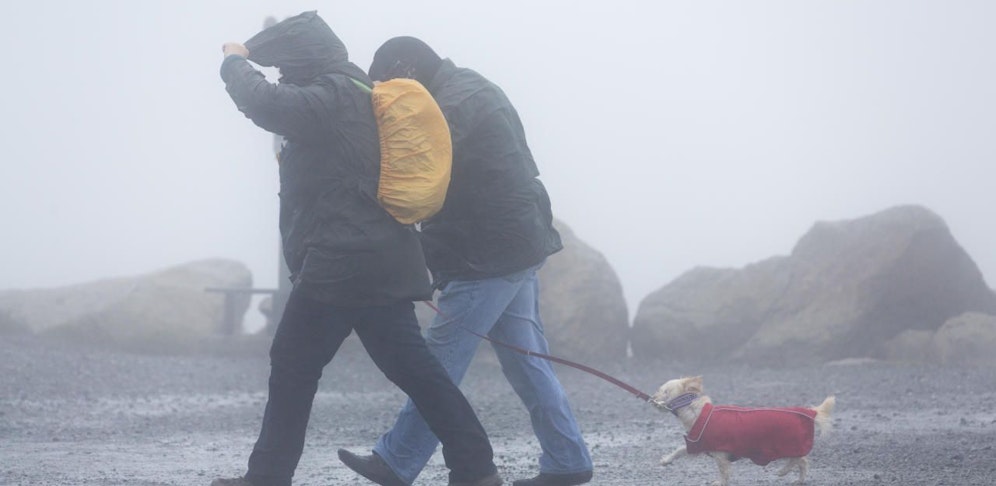 Orkan "Xavier" fegt über Deutschland hinweg