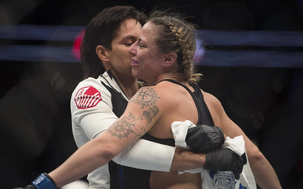 Amanda Nunes und Nina Ansaroff - privat ein Paar, im Octagon bald Gegnerinnen...