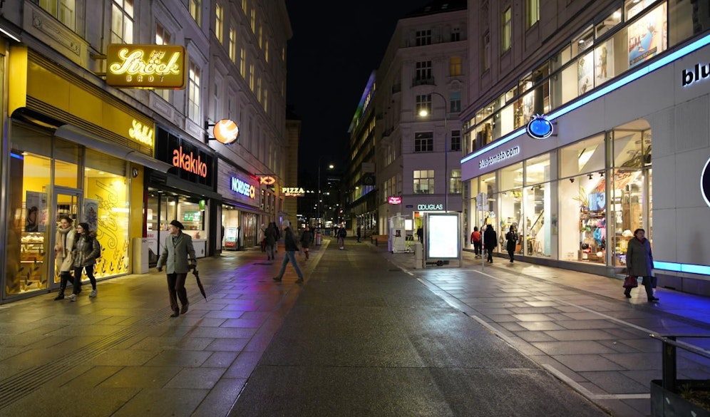 Ab sofort ist die Rotenturmstraße Begegnungszone. 