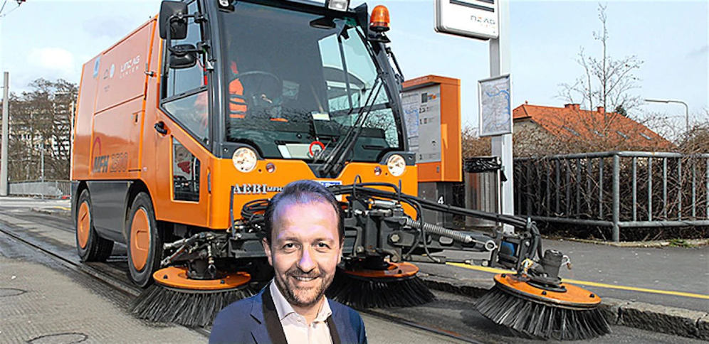 Vize-Bürgermeister Bernhard Baier (ÖVP) setzt Asylwerber ein, um Linz sauber zu halten.