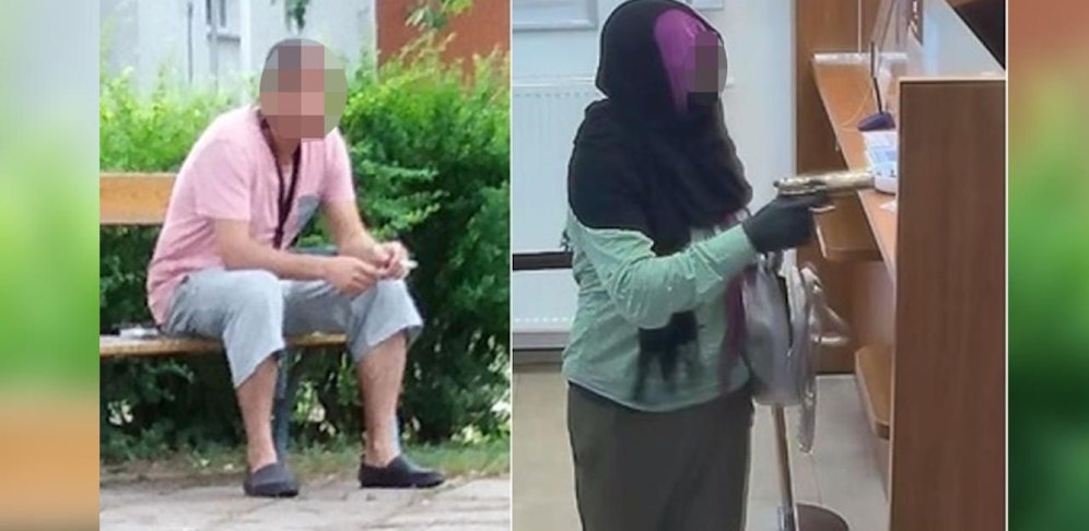 Polizei konnte den Bankräuber in Frauenkleidern fassen.