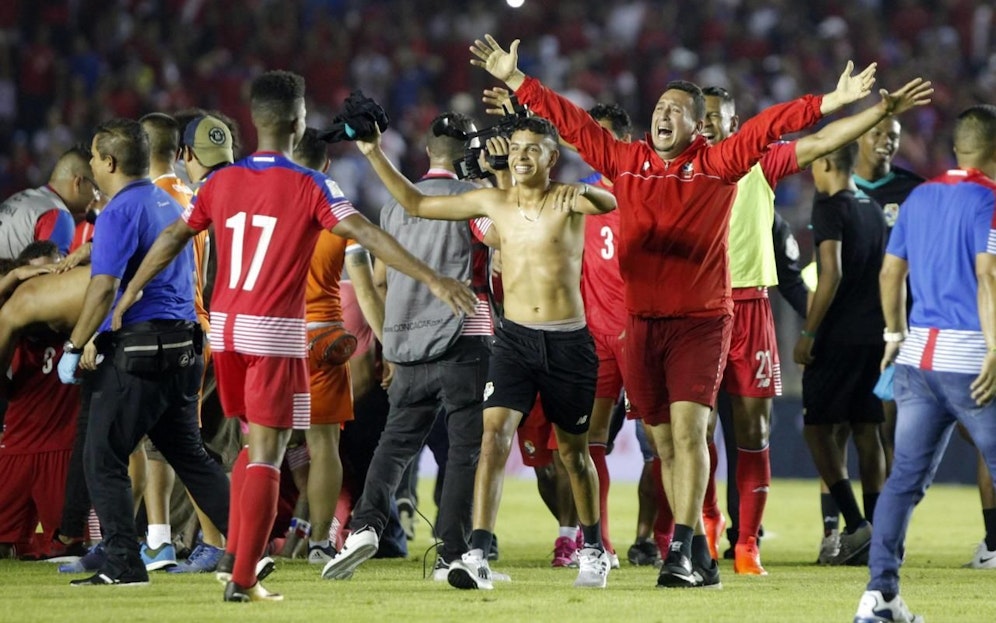 Jubel in Panamas Team