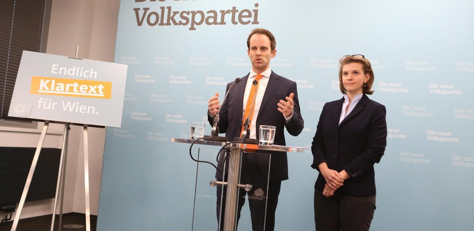 ÖVP-Stadtrat Markus Wölbitsch und ÖVP-Gemeinderätin Elisabeth Olischar: &quot;Wien braucht ein professionelles Baumanagement.&quot;